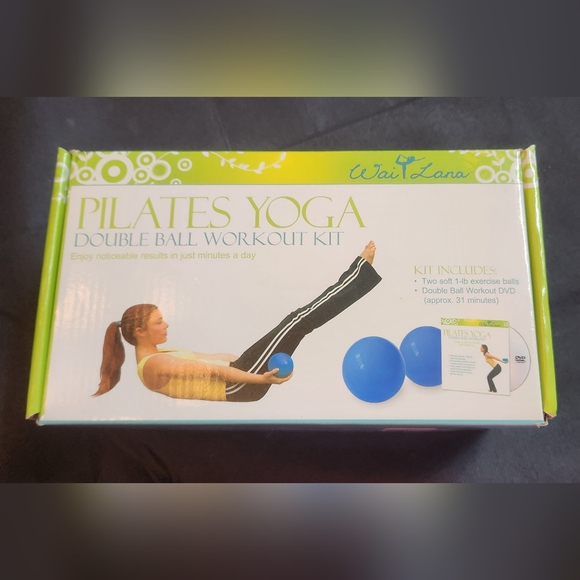 Wai Lana Plates Yoga Double Ball Workout Kit - Picture 1 of 8